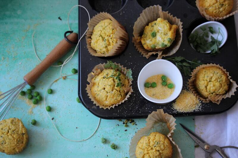 Polenta vegetable muffins | Holle