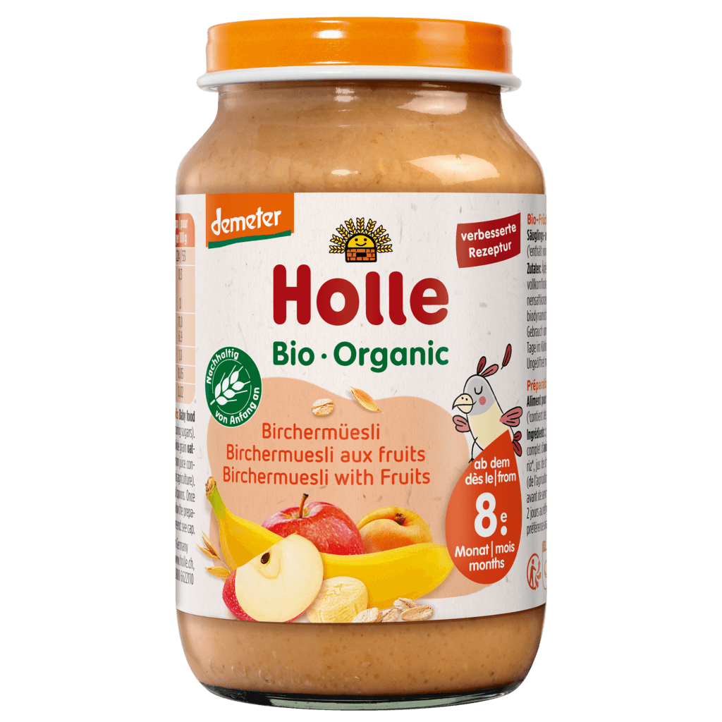 Holle - Petit pot bébé - Pomme & banane et épeautre - 190g - Holle - Sebio