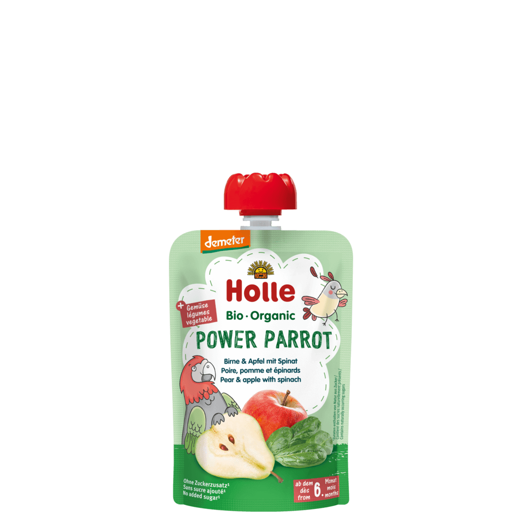 Power Parrot – Pear & apple with spinach