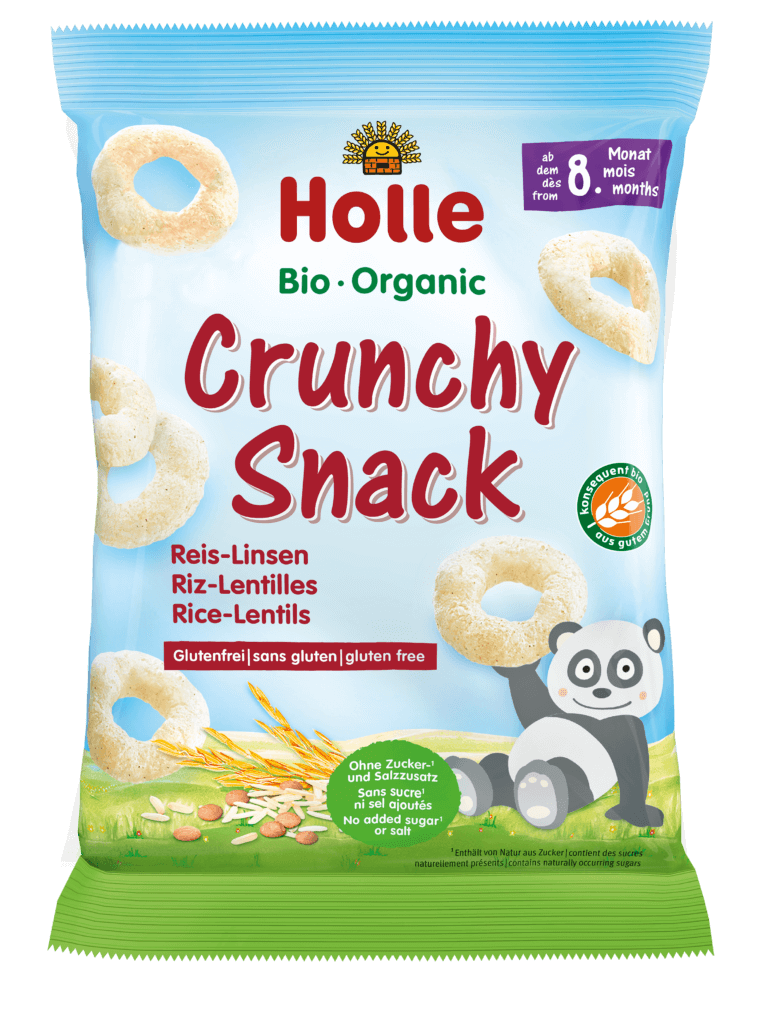 Organic Crunchy Snack Rice Lentils