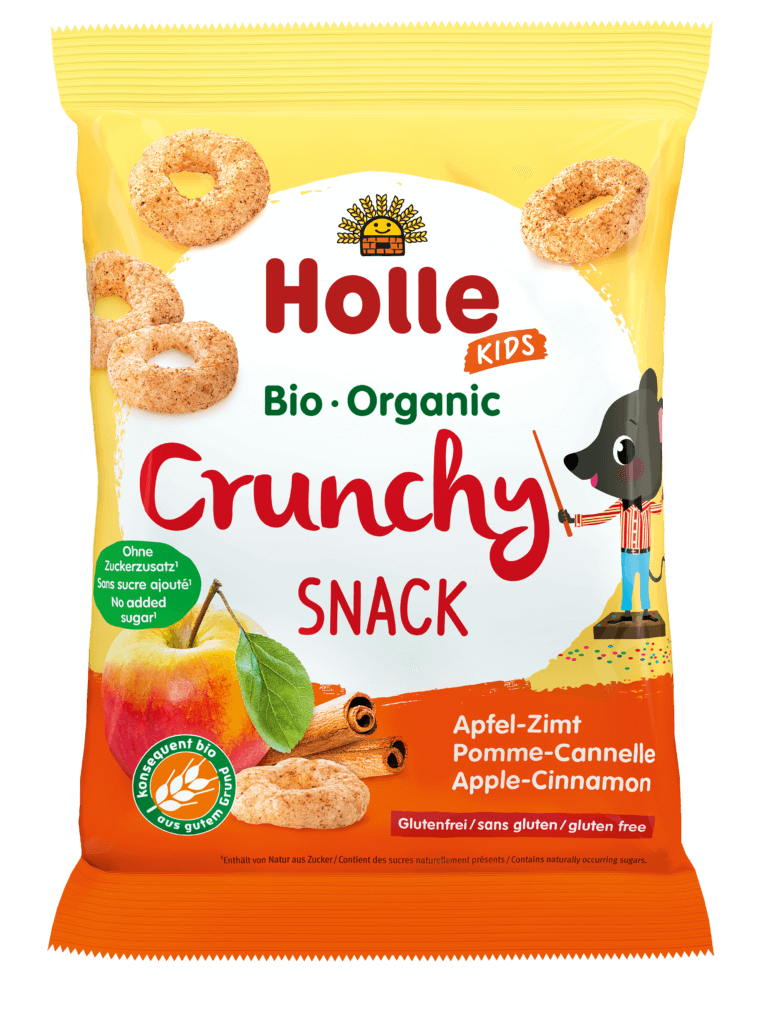 Organic Crunchy Snack Apple-Cinnamon