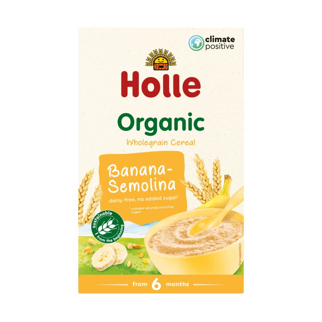 Organic Wholegrain Cereal Banana-Semolina