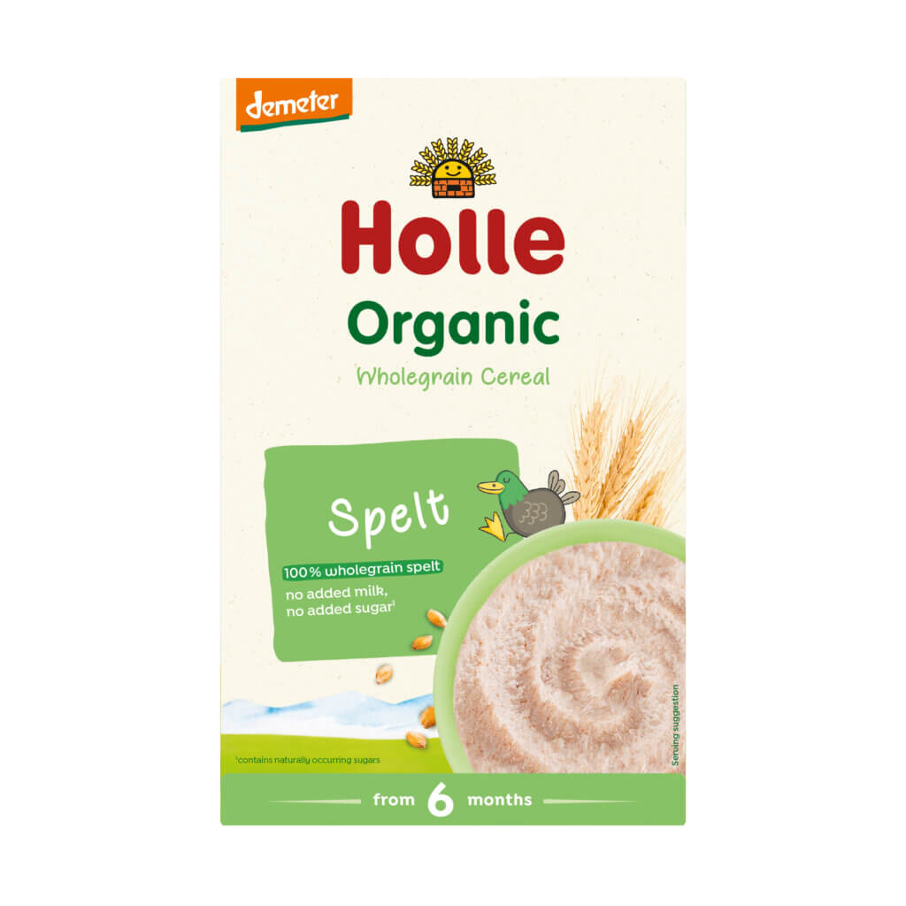 Holle Muesli Bio Demeter pour Bébé aux Céréales Complètes, 250 g -  Piccantino