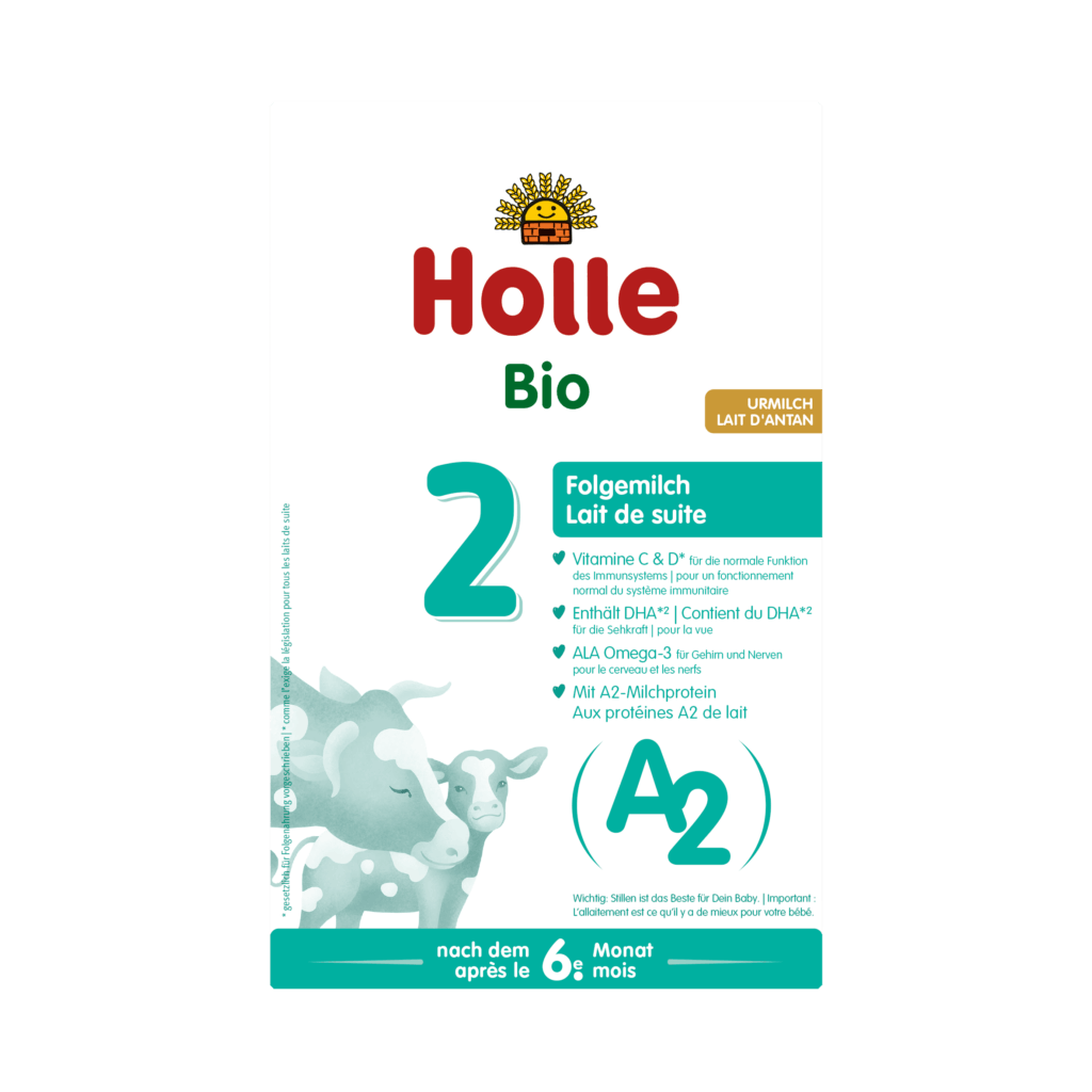 Holle Leche de Continuación A2 Organic 2 +6M 400G