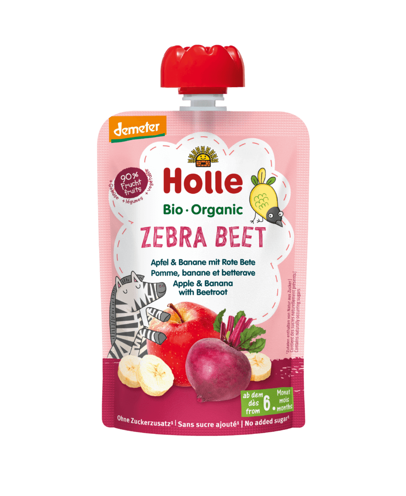 Zebra Beet – Pomme, banane et betterave