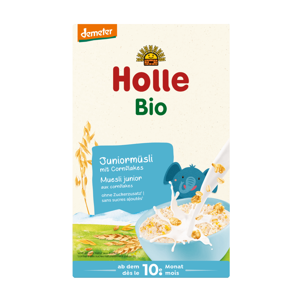 Muesli junior bio Multicéréales avec flocons de maïs