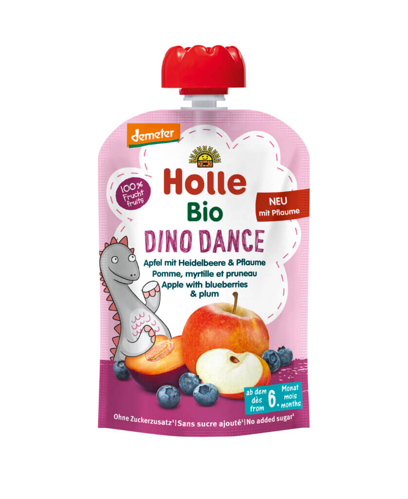 Dino Dance – Pomme, myrtille et pruneau