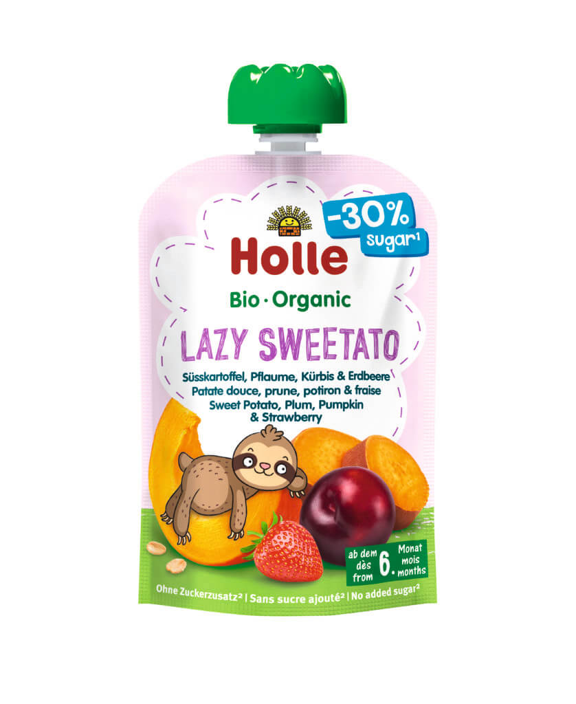 Lazy Sweetato – sweet potato, plum, pumpkin & strawberry