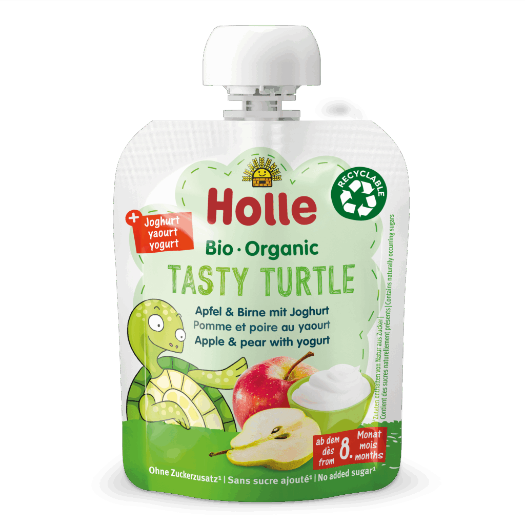 Tasty Turtle – Apfel & Birne mit Joghurt
