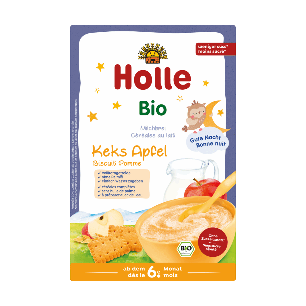 Bio-Milchbrei Keks Apfel