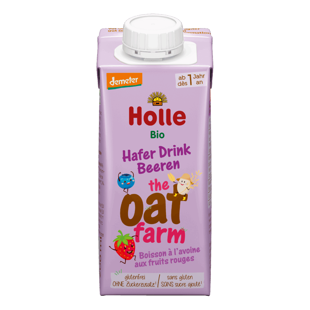 Boisson bio à l’avoine aux fruits rouges