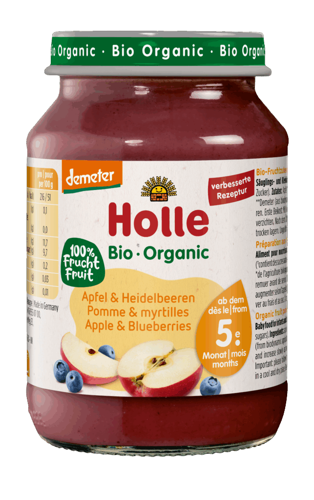 Bio Apfel & Heidelbeeren