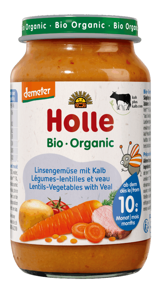 Linsengemüse mit Kalb
