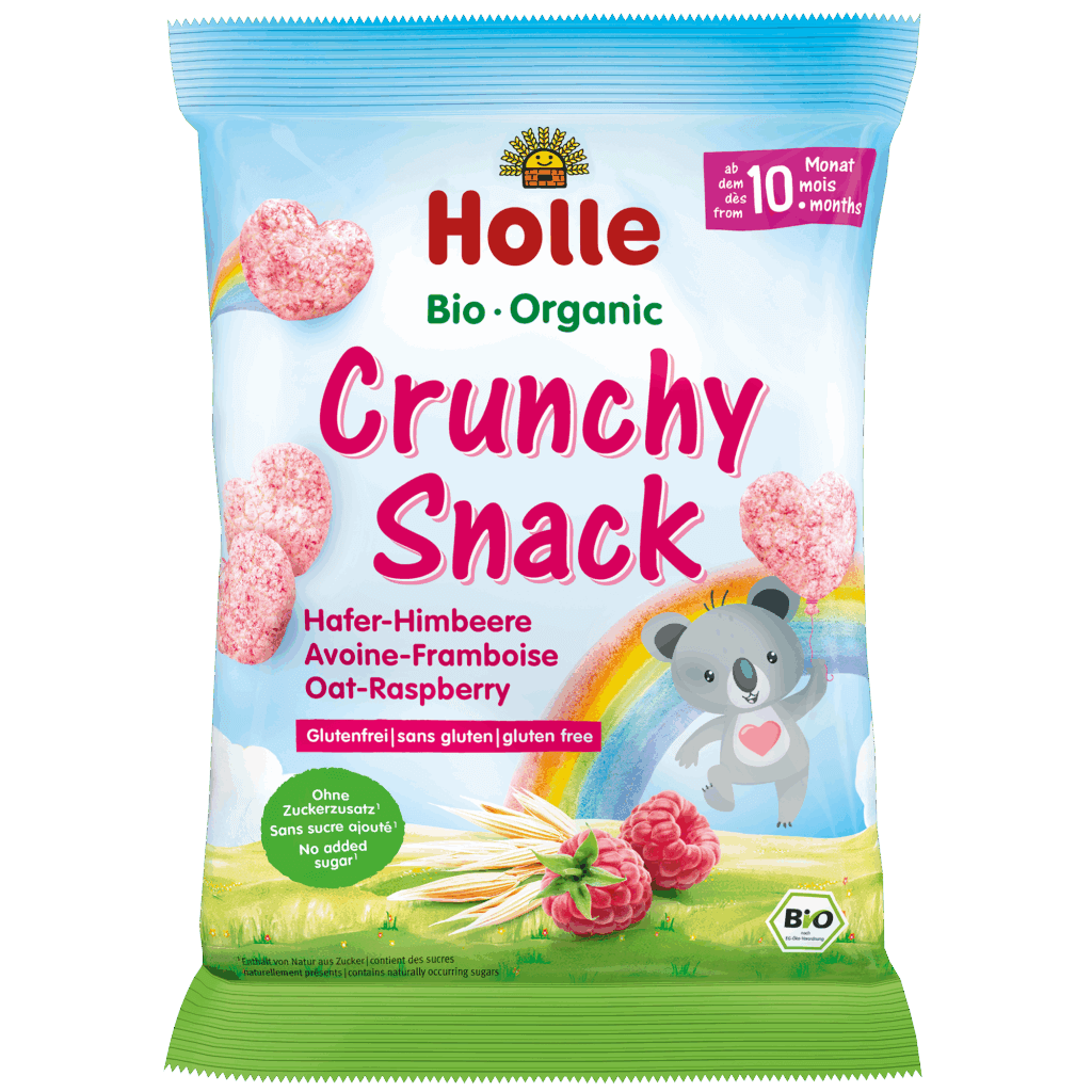 Organic Crunchy Snack Oat-Raspberry