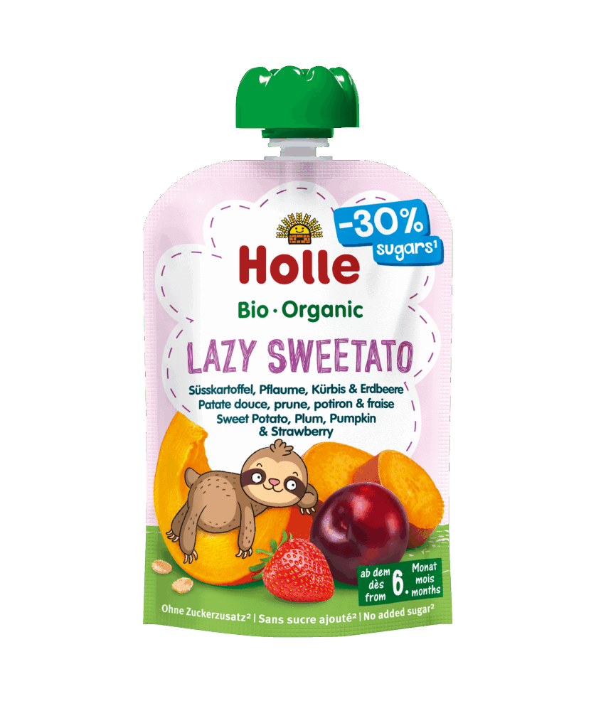 Lazy Sweetato – sweet potato, plum, pumpkin & strawberry