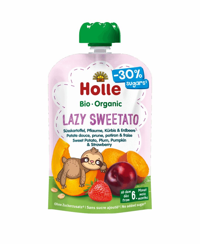 Lazy Sweetato – Süsskartoffel, Pflaume, Kürbis, Erdbeere und Hafer