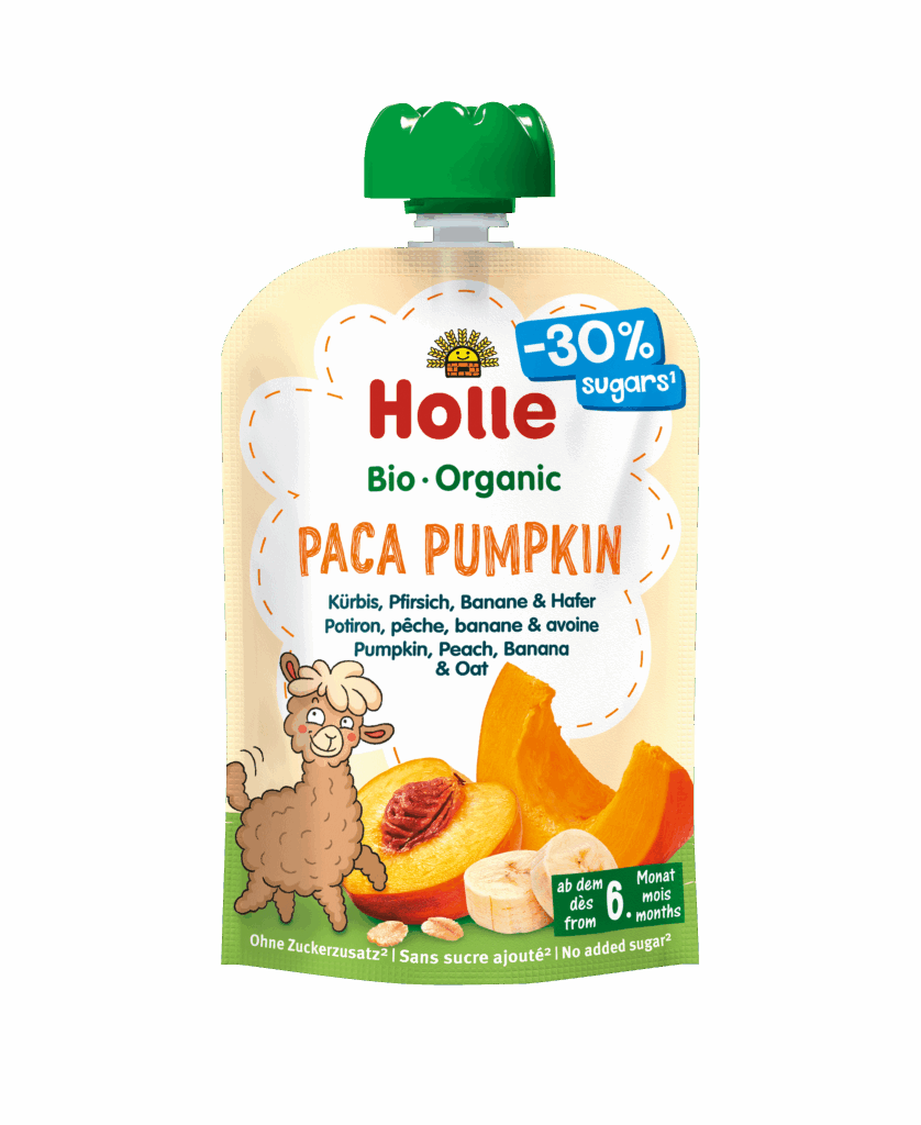 Paca Pumpkin – pumpkin, peach, banana and oats