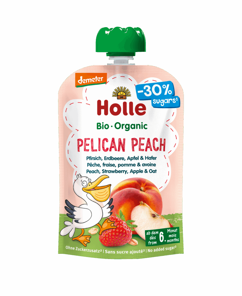 Pelican Peach – Pêche, fraise, pomme & avoine