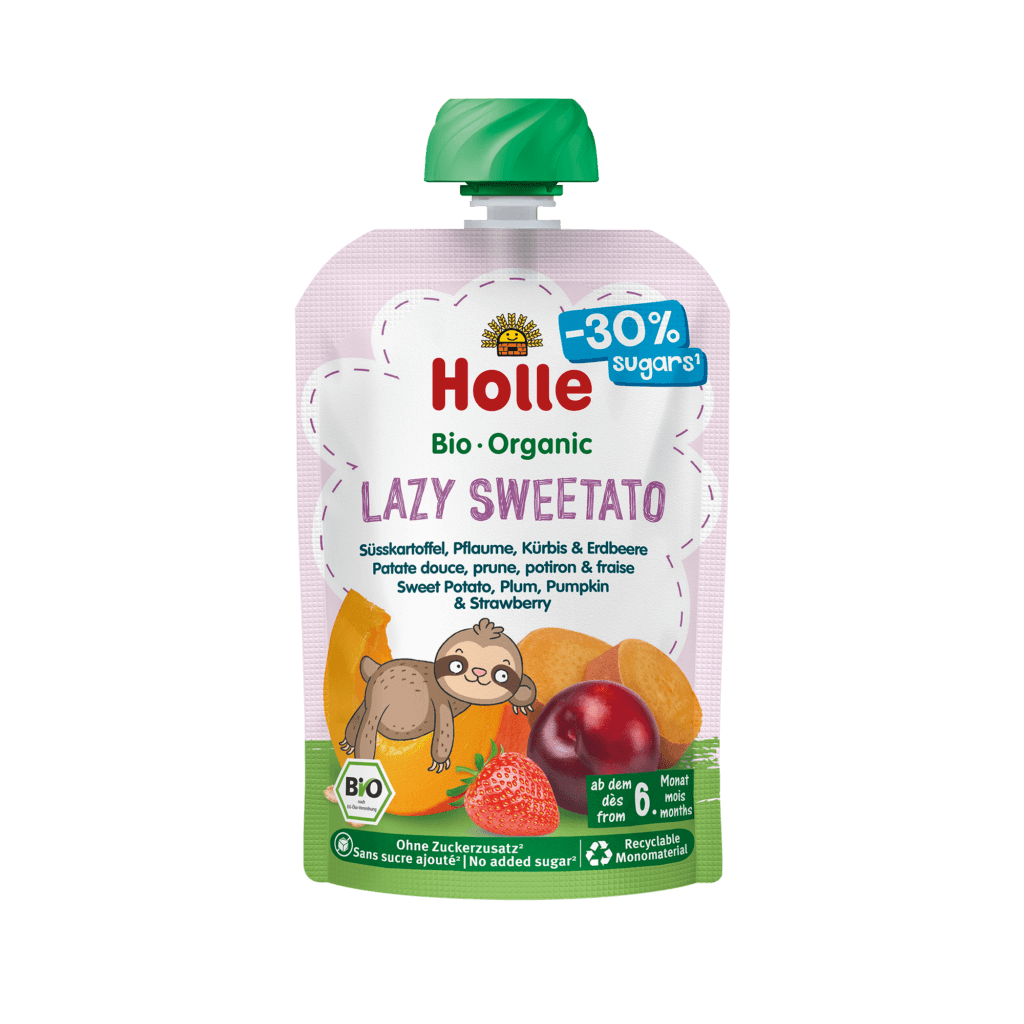 Lazy Sweetato – Süsskartoffel, Pflaume, Kürbis, Erdbeere und Hafer