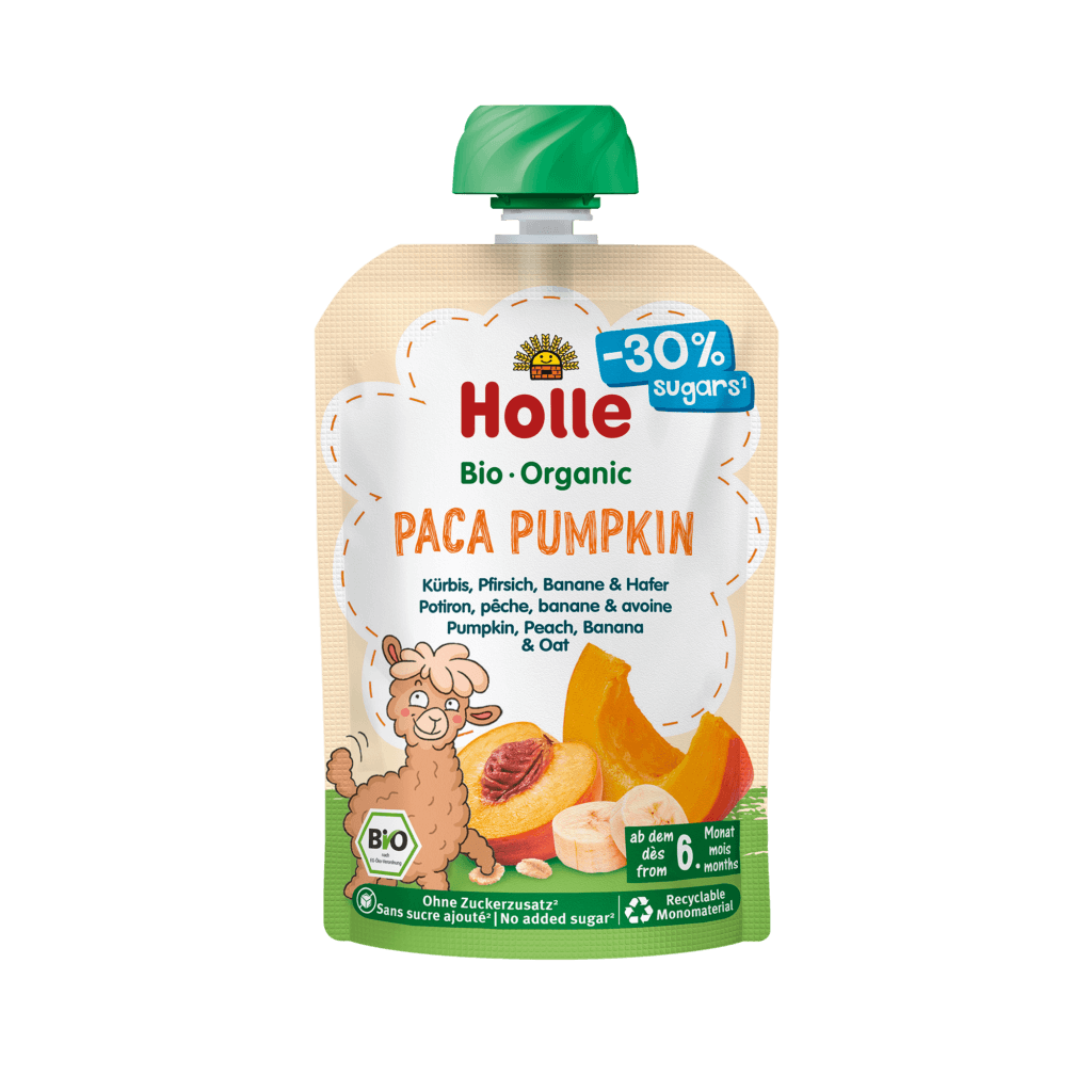 Paca Pumpkin – pumpkin, peach, banana and oats