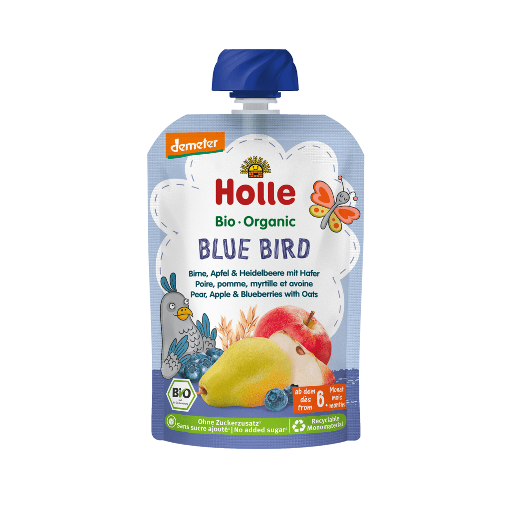 Blue Bird – Pera, Manzana y Arándano con Avena