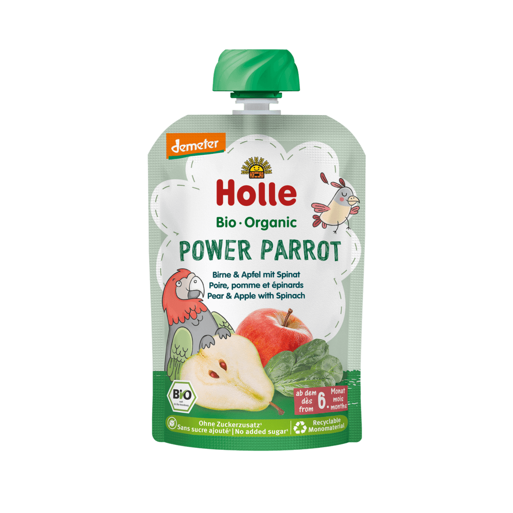 Power Parrot – Pera y Manzana con Espinaca