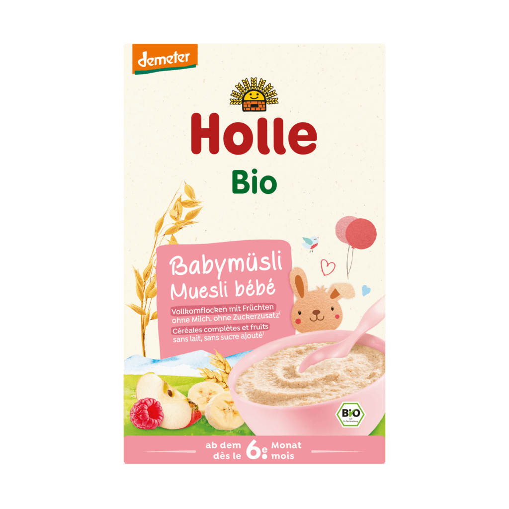 Muesli bébé bio