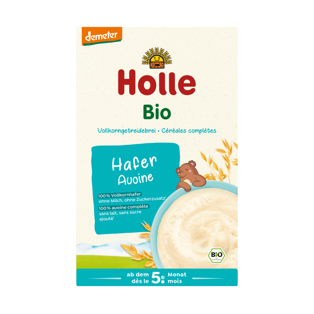 Bio-Vollkorngetreidebrei Hafer