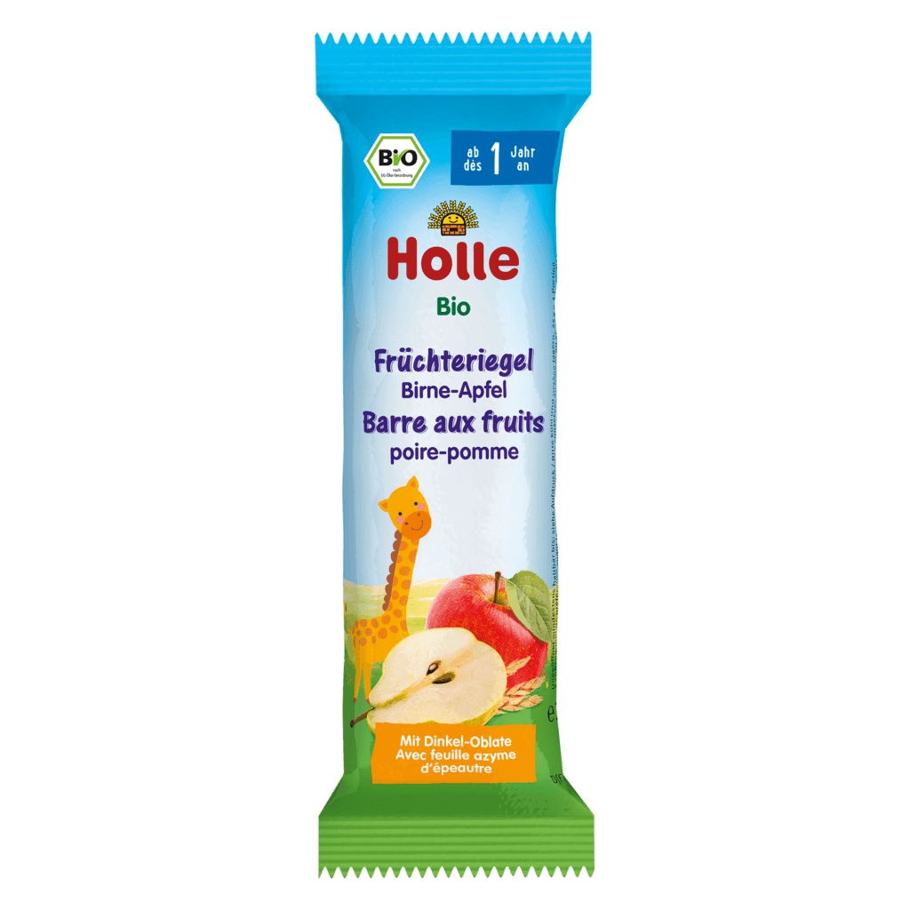Organic Fruit and Cereal Bar Pear-Apple