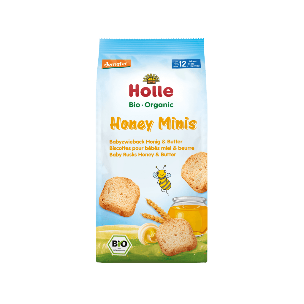 Biscottes pour bébés miel & beurre